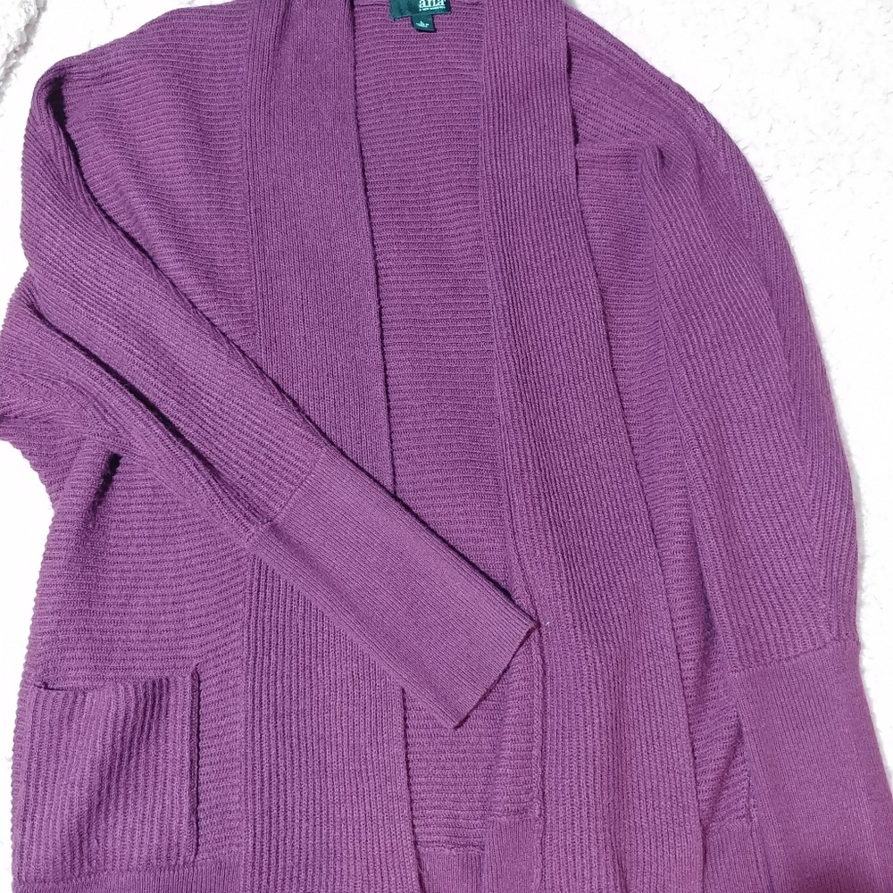 Slouchy ribbed cardigan